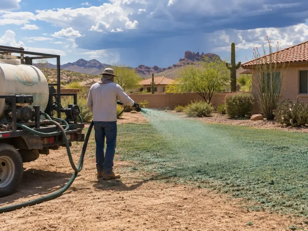 Bermuda Lawn Hydroseeding in Phoenix, AZ